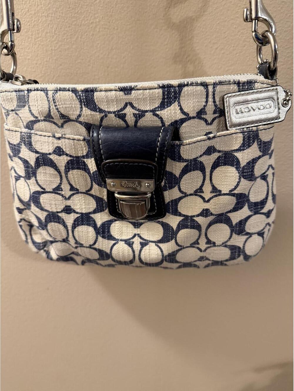 Coach Signature Denim Crossbody Bag
